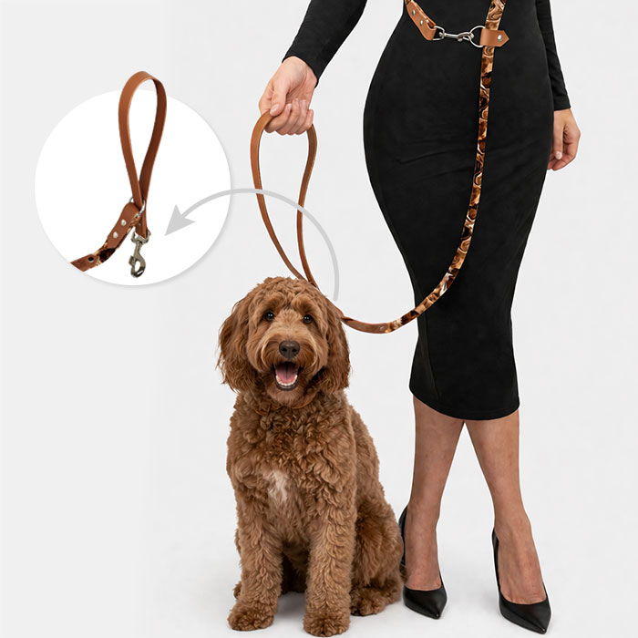 vôdzka freehands, vodítko volné ruky. vodítko s úchytom