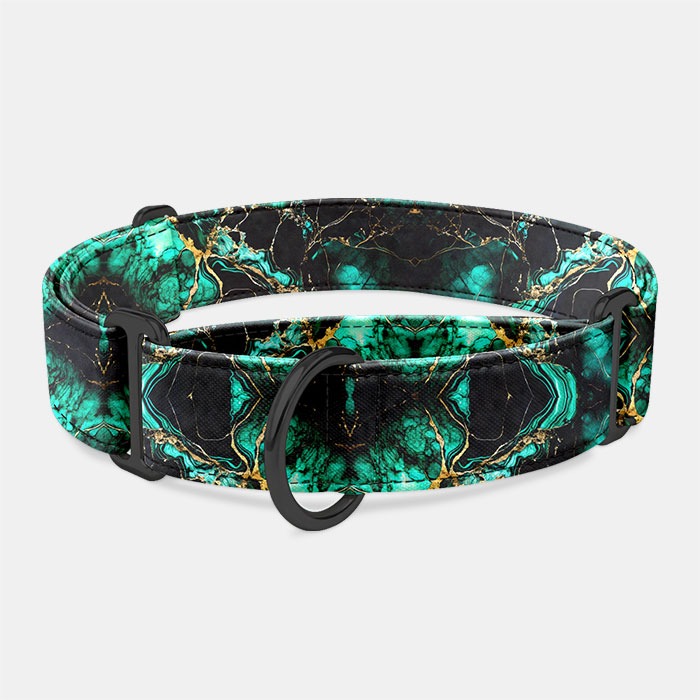 Martingale obojok Mramor Smaragd