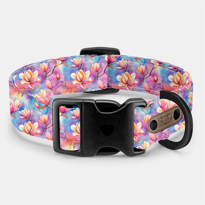 Obojok Magnólie. Obojok s plastovousponou Magnólie