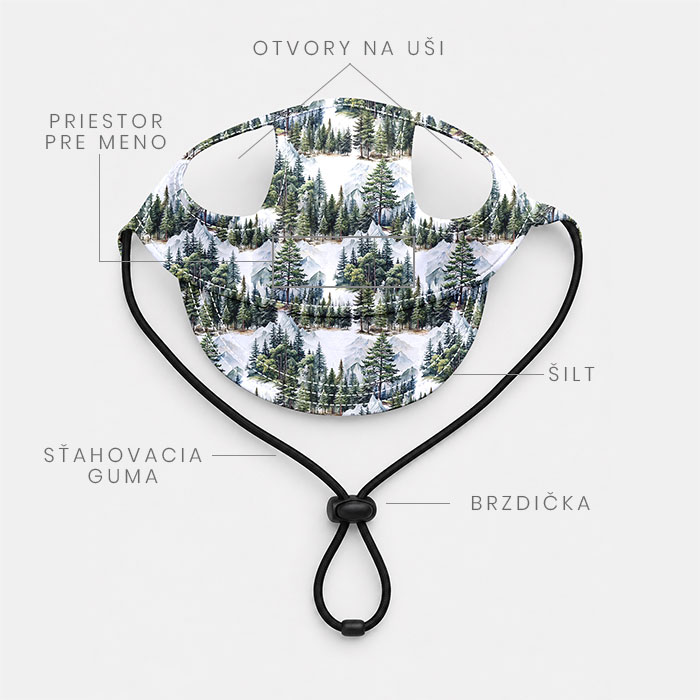Šiltovka pre psa - Les a skaly – Obrázok 4