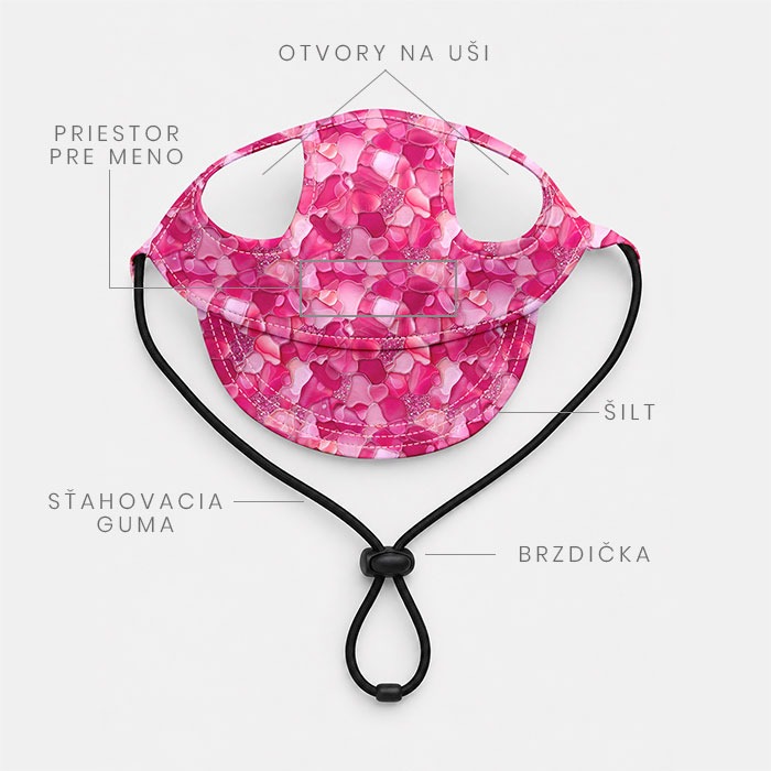 Šiltovka pre psa - Magentaya