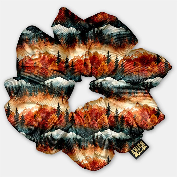 Scrunchie Jesenný les